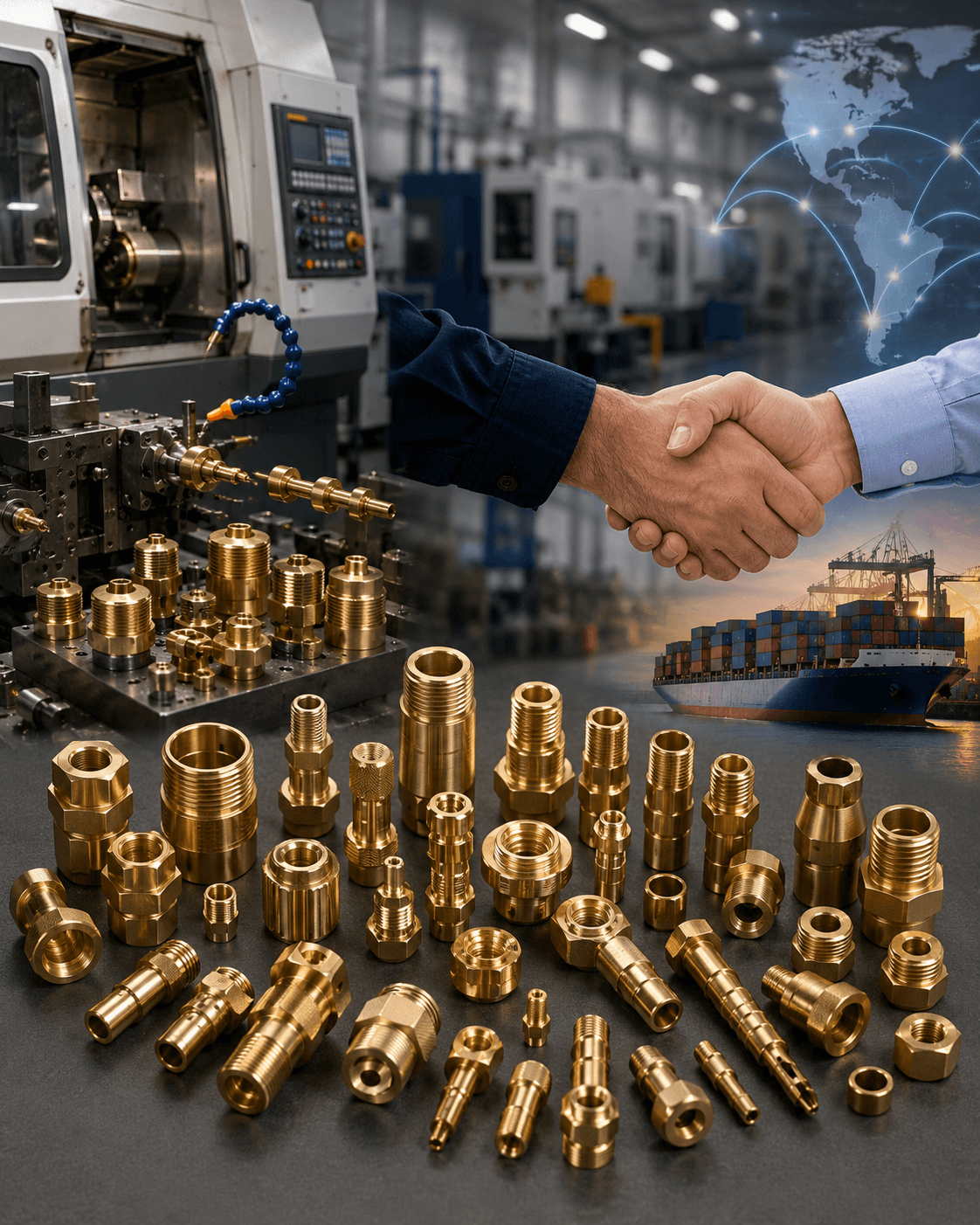 Pragati Products brass component manufacturing facility in Jamnagar, India
