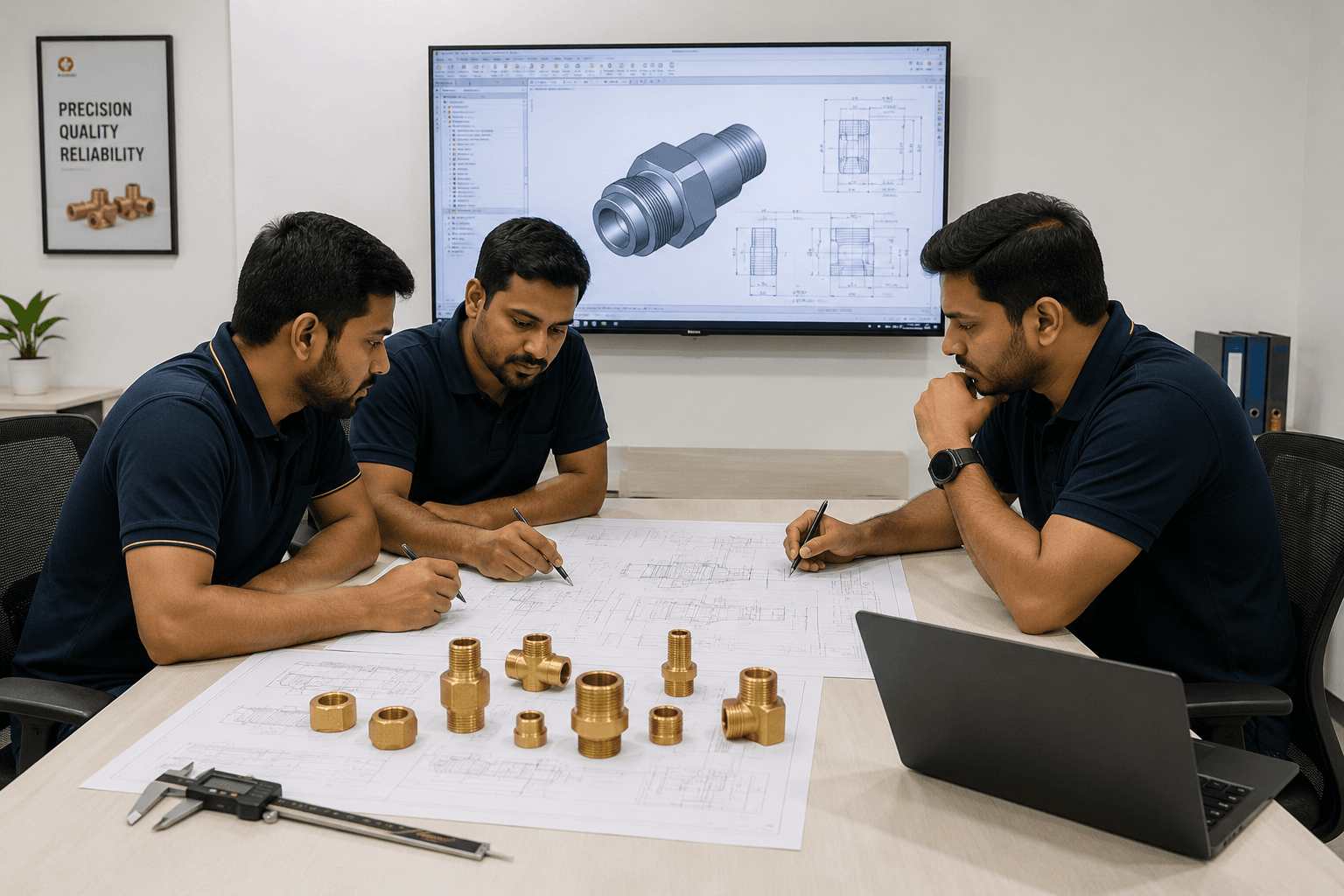 Production planning process for custom brass components at Pragati Products