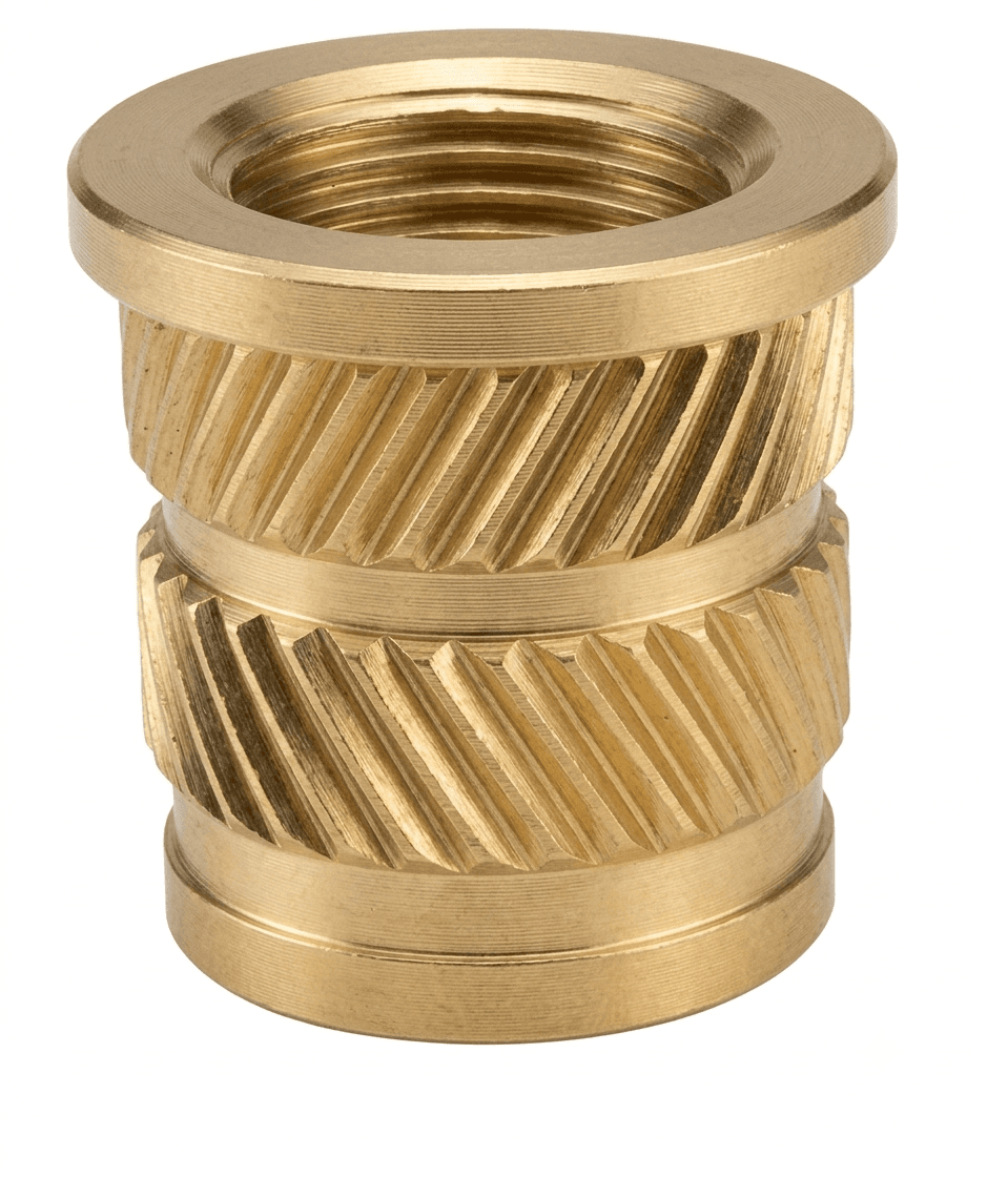 Cross Knurling Flanged Insert