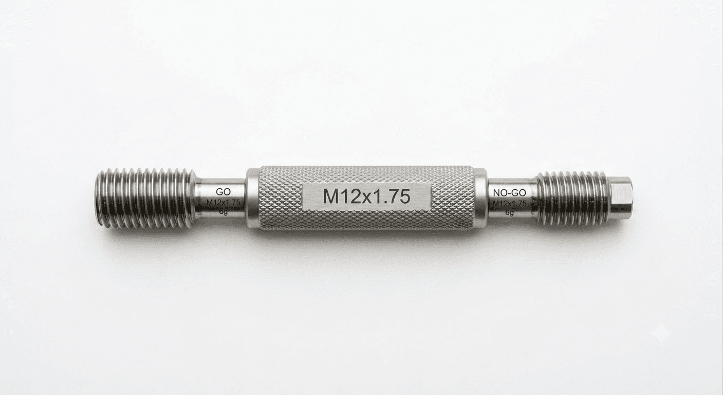 GO NO-GO plug gauge used for internal thread inspection at Pragati Products